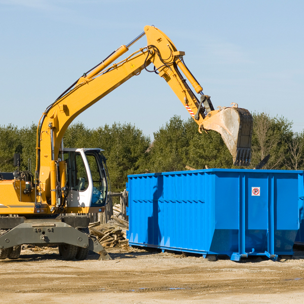 what happens if the residential dumpster is damaged or stolen during rental in Hopewell